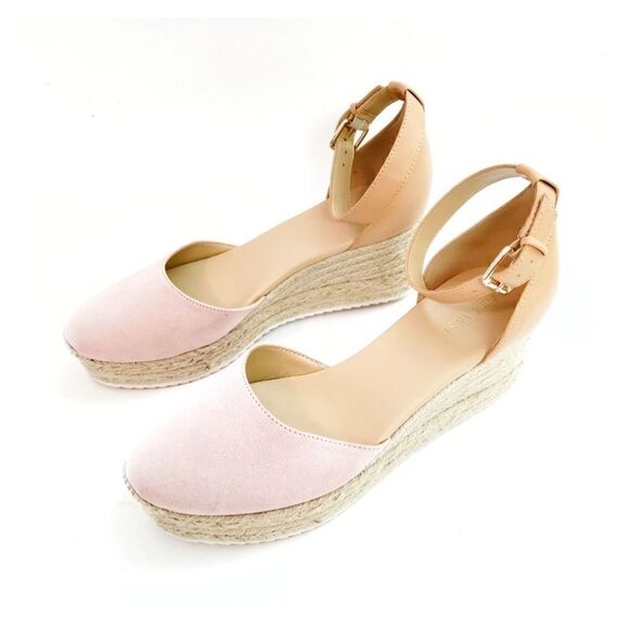 NINE WEST ARIELA ESPADRILLE SANDAL BLUSH ROSE WOMENS SIZE 9.5 - Picture 3 of 9